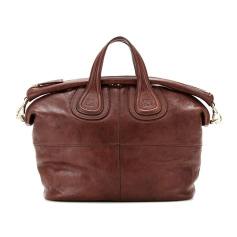 Nightingale leather handbag Givenchy Brown in Leather 